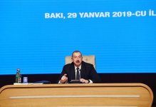 Prezident İlham Əliyev "Regionların 2014-2018-ci illərdə sosial-iqtisadi inkişafı Dövlət Proqramı"nın icrasının yekunlarına həsr olunan konfransda iştirak edib (FOTO) (YENİLƏNİB-2)