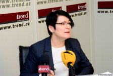 “Trend” İnformasiya Agentliyində “Rusiya-Azərbaycan: 2019-cu il üçün gündəlik” videokörpü keçirilib (FOTO)