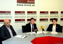 “Trend” İnformasiya Agentliyində “Rusiya-Azərbaycan: 2019-cu il üçün gündəlik” videokörpü keçirilib (FOTO)