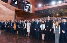 Prezident İlham Əliyev və birinci xanım Mehriban Əliyeva Gənclər Gününə həsr olunmuş respublika toplantısında iştirak ediblər (FOTO) (YENİLƏNİB-2)