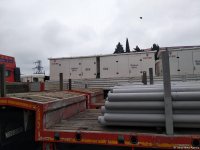 Binəqədidə elektrik enerjisi şəbəkəsi yenidən qurulur (FOTO)