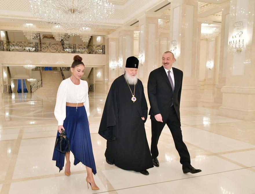 Prezident İlham Əliyev və birinci xanım Mehriban Əliyeva Moskvanın və bütün Rusiyanın Patriarxı Kirillə görüşüblər (FOTO) (YENİLƏNİB-2)