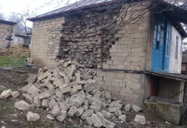 İcra Hakimiyyəti: Şamaxıda zəlzələdən 29 ev kəskin qəzalı vəziyyətə düşüb