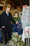 Prezident İlham Əliyev zəlzələnin baş verdiyi Şamaxıda olub (FOTO) (YENİLƏNİB)