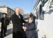 Prezident İlham Əliyev zəlzələnin baş verdiyi Şamaxıda olub (FOTO) (YENİLƏNİB)