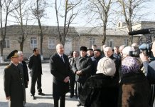 Prezident İlham Əliyev zəlzələnin baş verdiyi Şamaxıda olub (FOTO) (YENİLƏNİB)