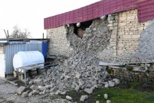 Prezident İlham Əliyev zəlzələnin baş verdiyi Şamaxıda olub (FOTO) (YENİLƏNİB)