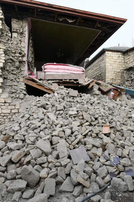 İcra Hakimiyyəti: Şamaxıda zəlzələdən qəzalı vəziyyətə düşən 259 ev söküləcək