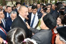 Azərbaycan Prezidenti əsaslı şəkildə yenidən qurulan Beyləqan Tarix-Diyarşünaslıq Muzeyinin açılışında iştirak edib (FOTO) (YENİLƏNİB)