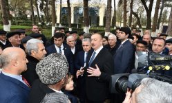Azərbaycan Prezidenti əsaslı şəkildə yenidən qurulan Beyləqan Tarix-Diyarşünaslıq Muzeyinin açılışında iştirak edib (FOTO) (YENİLƏNİB)