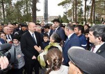 Azərbaycan Prezidenti əsaslı şəkildə yenidən qurulan Beyləqan Tarix-Diyarşünaslıq Muzeyinin açılışında iştirak edib (FOTO) (YENİLƏNİB)