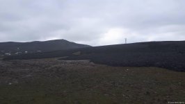 Şamaxıda palçıq vulkanı püskürən ərazidə son vəziyyət (FOTO)