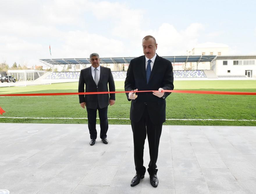Prezident İlham Əliyev Beyləqan Olimpiya İdman Kompleksinin açılışında iştirak edib (FOTO) (YENİLƏNİB)