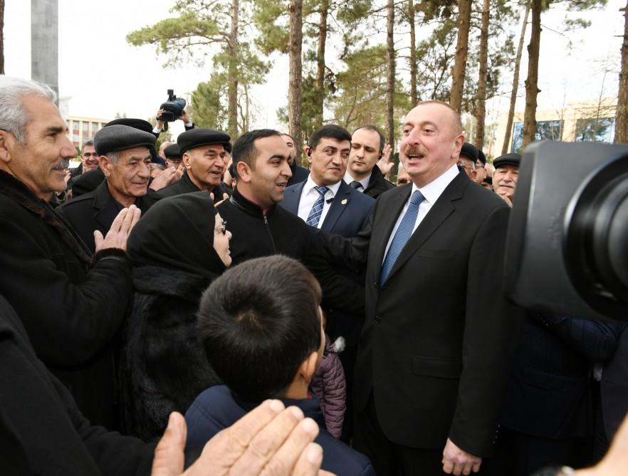 Azərbaycan Prezidenti əsaslı şəkildə yenidən qurulan Beyləqan Tarix-Diyarşünaslıq Muzeyinin açılışında iştirak edib (FOTO) (YENİLƏNİB)