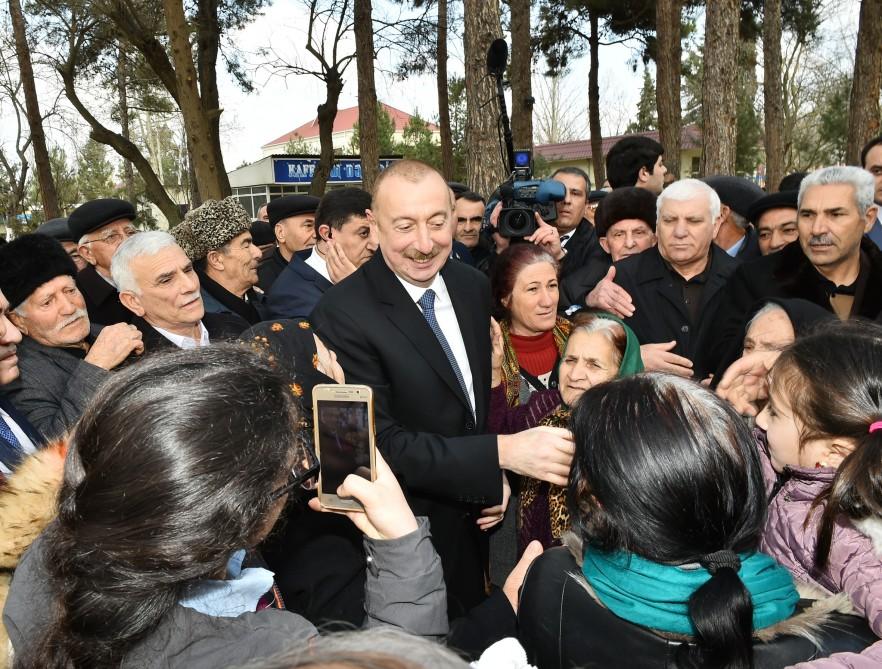 Azərbaycan Prezidenti əsaslı şəkildə yenidən qurulan Beyləqan Tarix-Diyarşünaslıq Muzeyinin açılışında iştirak edib (FOTO) (YENİLƏNİB)