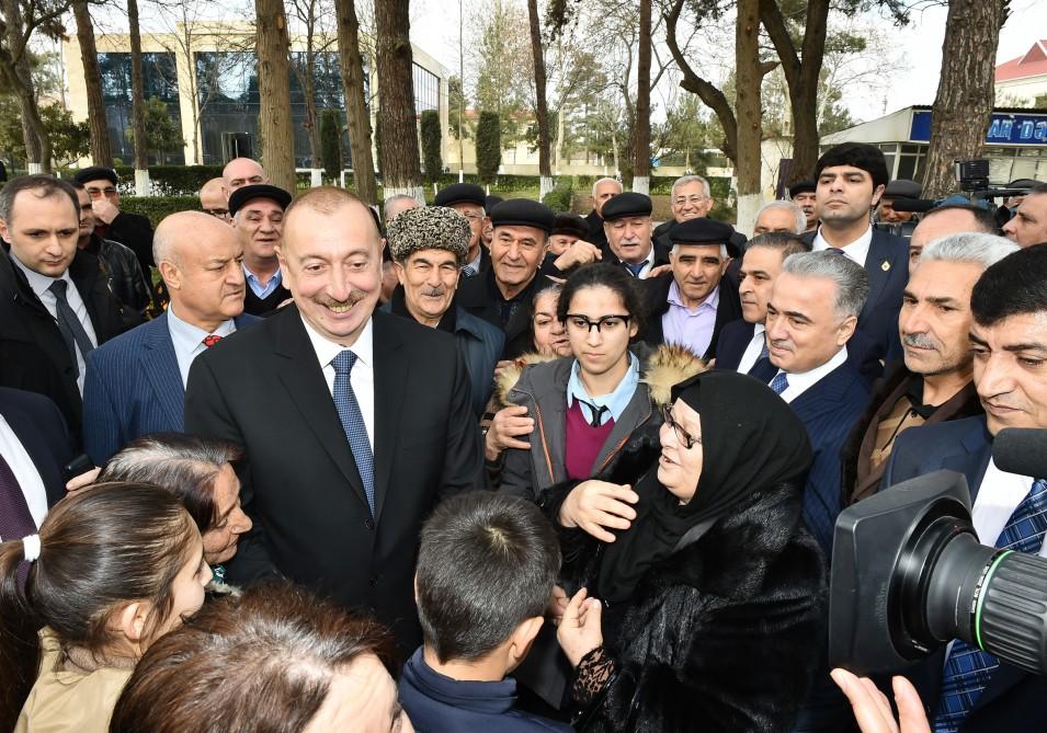 Azərbaycan Prezidenti əsaslı şəkildə yenidən qurulan Beyləqan Tarix-Diyarşünaslıq Muzeyinin açılışında iştirak edib (FOTO) (YENİLƏNİB)