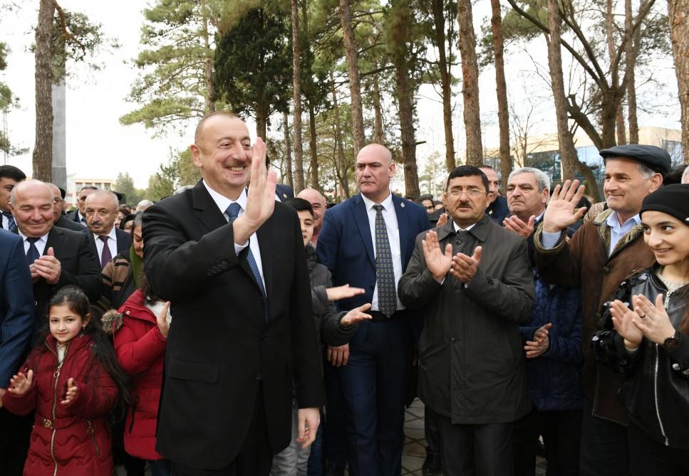 Azərbaycan Prezidenti əsaslı şəkildə yenidən qurulan Beyləqan Tarix-Diyarşünaslıq Muzeyinin açılışında iştirak edib (FOTO) (YENİLƏNİB)