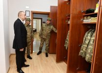 Ali Baş Komandan İlham Əliyev Beyləqanda yeni inşa edilmiş “N” saylı hərbi hissəsində yaradılan şəraitlə tanış olub (FOTO) (YENİLƏNİB)