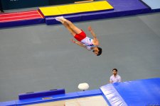 Bakıda batut gimnastikası və tamblinq üzrə ilin ilk Dünya Kuboku keçirilir (FOTO)
