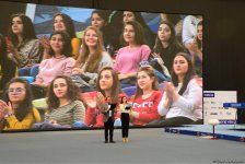Milli Gimnastika Arenasında batut gimnastikası və tamblinq üzrə Dünya Kubokunun açılış mərasimi keçirilib (FОТО)