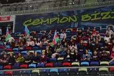 Milli Gimnastika Arenasında batut gimnastikası və tamblinq üzrə Dünya Kubokunun açılış mərasimi keçirilib (FОТО)