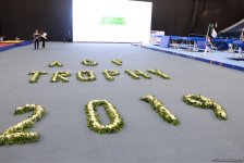 Milli Gimnastika Arenasında batut gimnastikası və tamblinq üzrə Dünya Kubokunun açılış mərasimi keçirilib (FОТО)