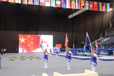 Milli Gimnastika Arenasında batut gimnastikası və tamblinq üzrə Dünya Kubokunun açılış mərasimi keçirilib (FОТО)