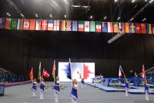 Milli Gimnastika Arenasında batut gimnastikası və tamblinq üzrə Dünya Kubokunun açılış mərasimi keçirilib (FОТО)
