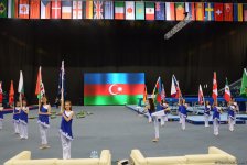 Milli Gimnastika Arenasında batut gimnastikası və tamblinq üzrə Dünya Kubokunun açılış mərasimi keçirilib (FОТО)