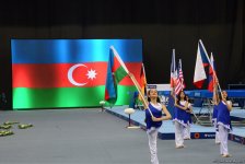 Milli Gimnastika Arenasında batut gimnastikası və tamblinq üzrə Dünya Kubokunun açılış mərasimi keçirilib (FОТО)