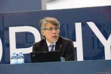 Milli Gimnastika Arenasında batut gimnastikası və tamblinq üzrə Dünya Kubokunun açılış mərasimi keçirilib (FОТО)