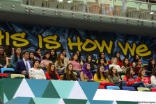 Milli Gimnastika Arenasında batut gimnastikası və tamblinq üzrə Dünya Kubokunun açılış mərasimi keçirilib (FОТО)
