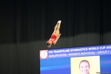 Bakıda batut gimnastikası və tamblinq üzrə Dünya Kubokunda maraqlı anlar (FOTO)