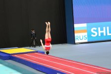 Bakıda batut gimnastikası və tamblinq üzrə ilin ilk Dünya Kuboku keçirilir (FOTO)
