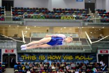 Bakıda batut gimnastikası və tamblinq üzrə ilin ilk Dünya Kuboku keçirilir (FOTO)