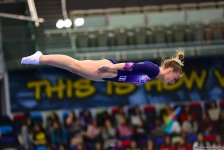 Bakıda batut gimnastikası və tamblinq üzrə ilin ilk Dünya Kuboku keçirilir (FOTO)