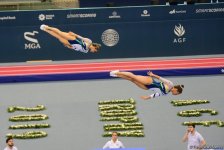 Bakıda batut gimnastikası və tamblinq üzrə Dünya Kubokunda maraqlı anlar (FOTO)
