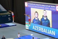 Bakıda batut gimnastikası və tamblinq üzrə Dünya Kubokunda maraqlı anlar (FOTO)