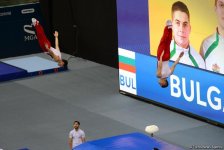 Bakıda batut gimnastikası və tamblinq üzrə Dünya Kubokunda maraqlı anlar (FOTO)