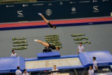 Bakıda batut gimnastikası və tamblinq üzrə Dünya Kubokunda maraqlı anlar (FOTO)