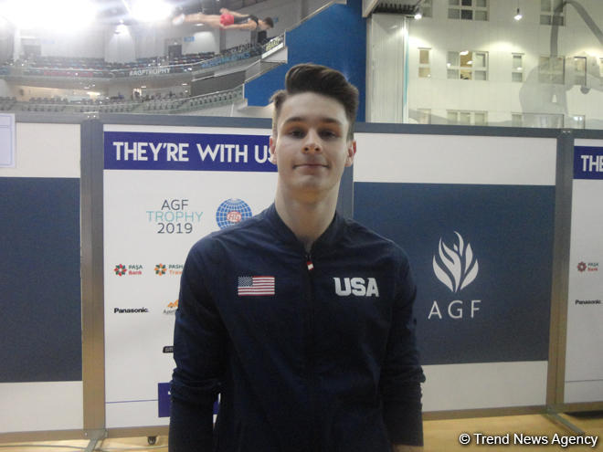 Amerikalı gimnast: Bakıda Milli Gimnastika Arenası mənim ən çox sevdiyim arenalardan biridir