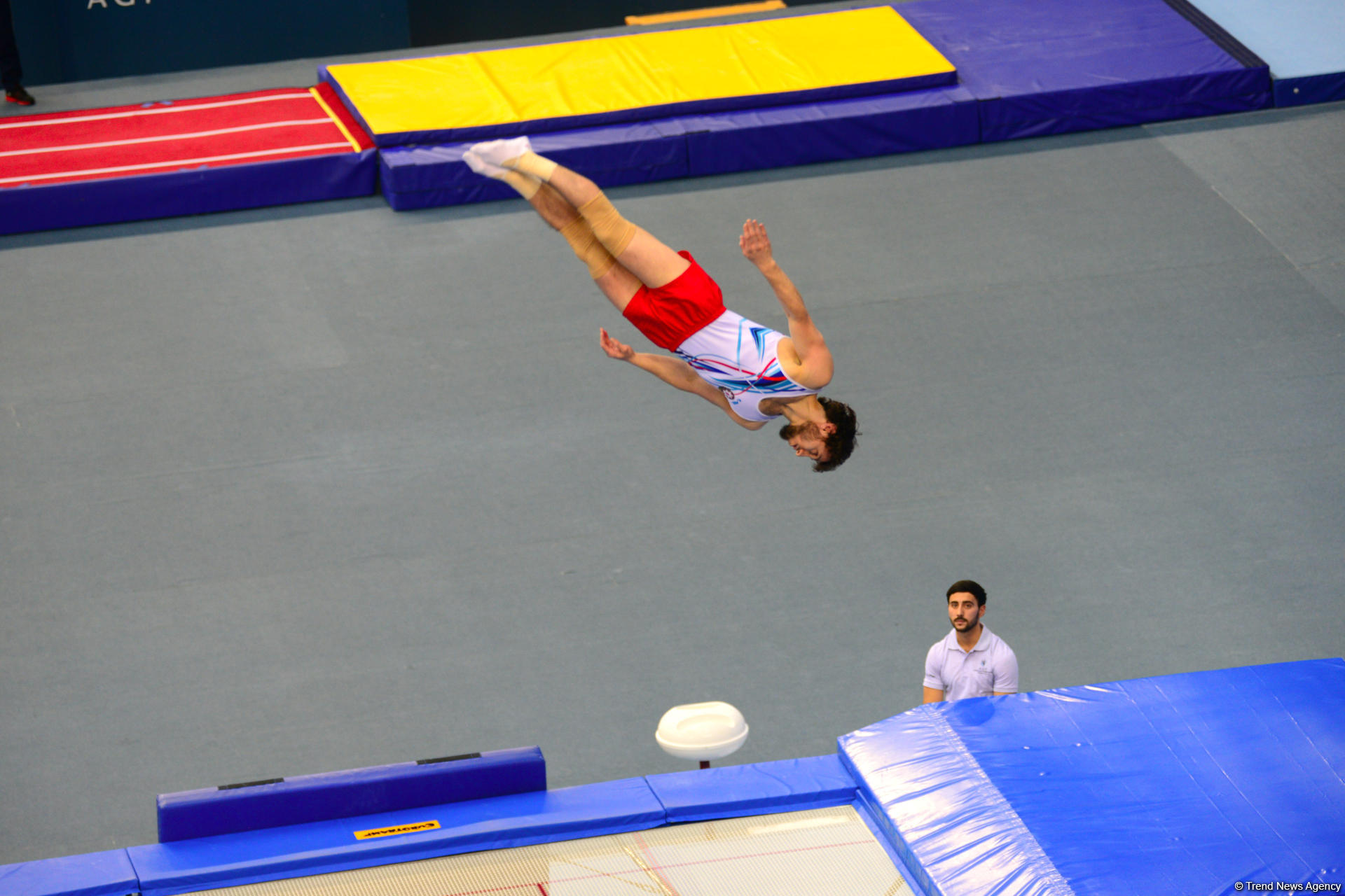 Bakıda batut gimnastikası və tamblinq üzrə ilin ilk Dünya Kuboku keçirilir (FOTO)