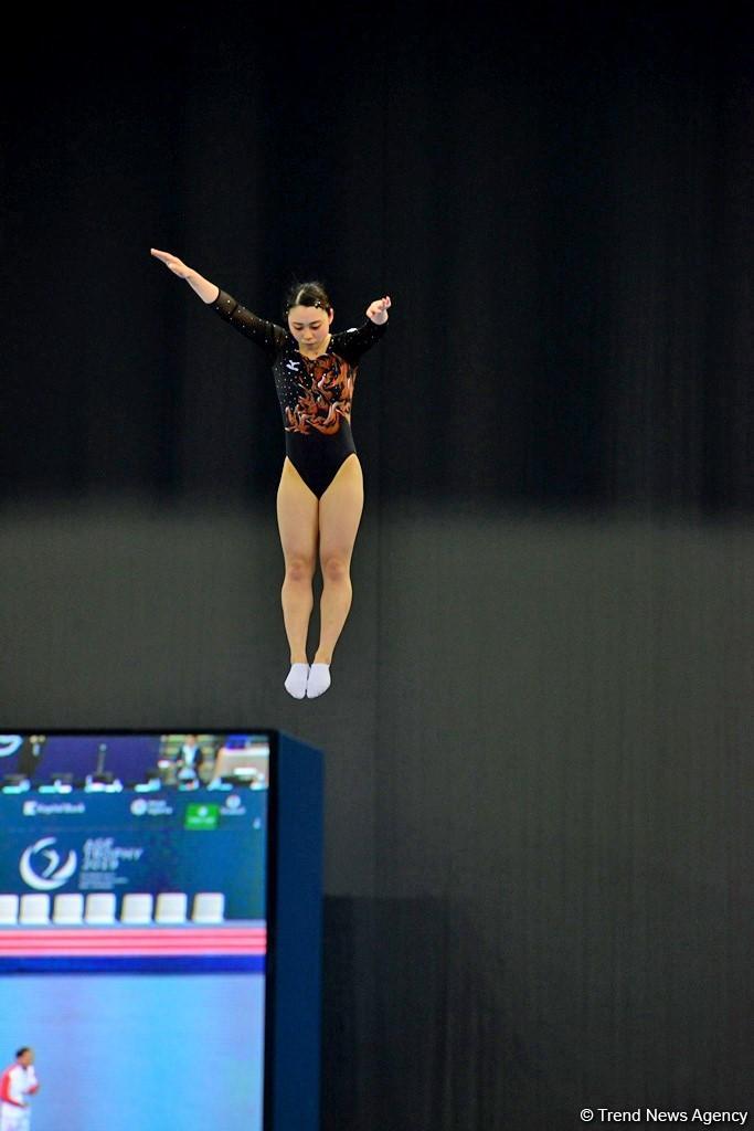 Bakıda batut gimnastikası və tamblinq üzrə ilin ilk Dünya Kuboku keçirilir (FOTO)