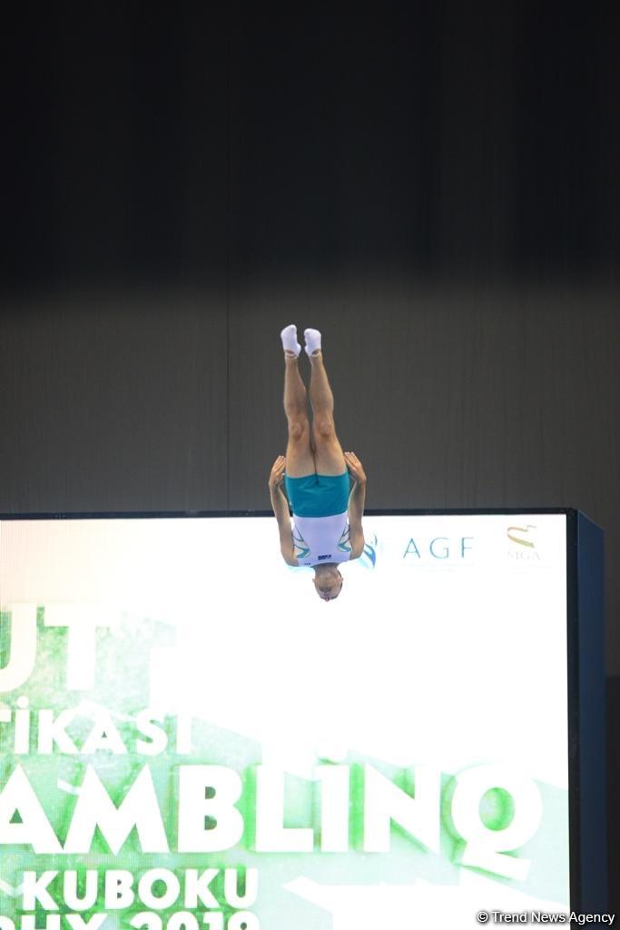 Bakıda batut gimnastikası və tamblinq üzrə ilin ilk Dünya Kuboku keçirilir (FOTO)