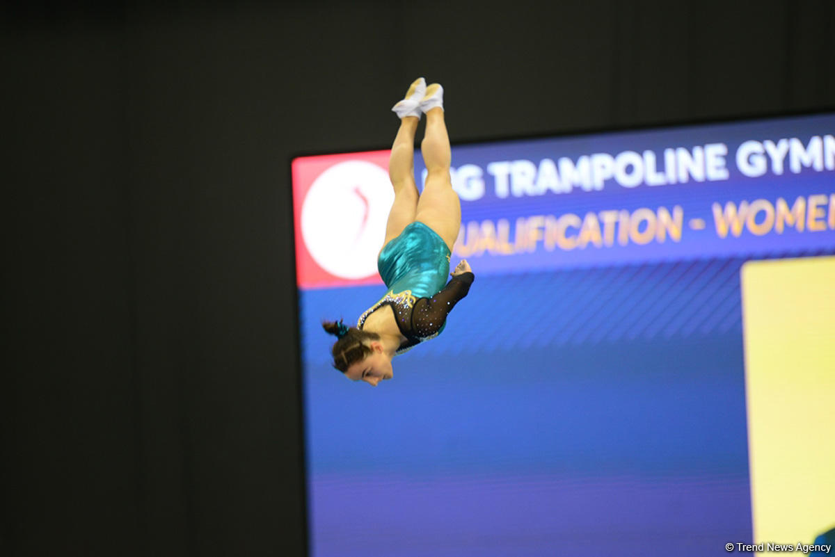 Bakıda batut gimnastikası və tamblinq üzrə Dünya Kubokunda maraqlı anlar (FOTO)