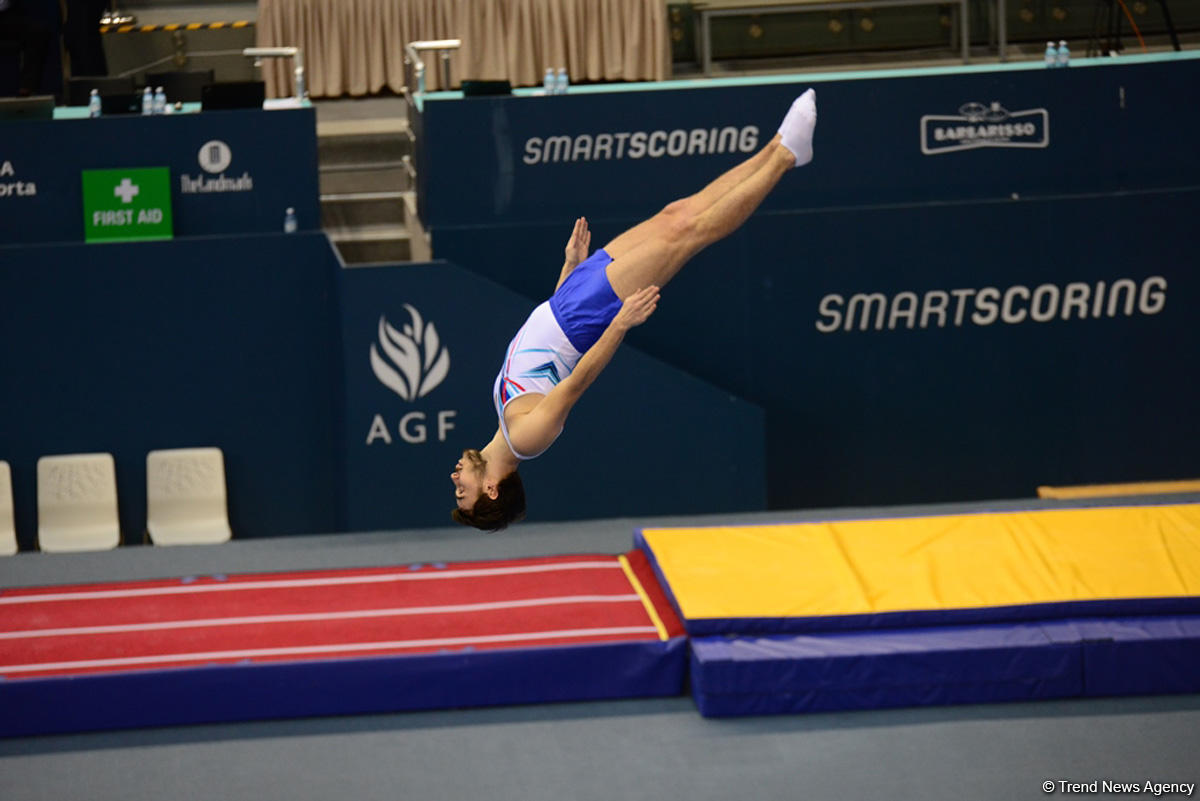 Bakıda batut gimnastikası və tamblinq üzrə Dünya Kubokunda maraqlı anlar (FOTO)