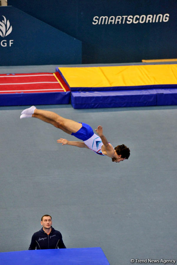 Bakıda batut gimnastikası və tamblinq üzrə Dünya Kubokunda maraqlı anlar (FOTO)