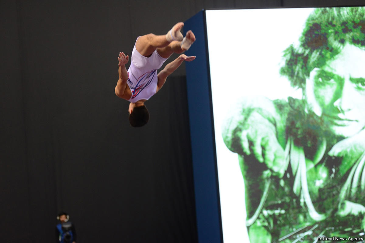 Bakıda batut gimnastikası və tamblinq üzrə ilin ilk Dünya Kuboku keçirilir (FOTO)