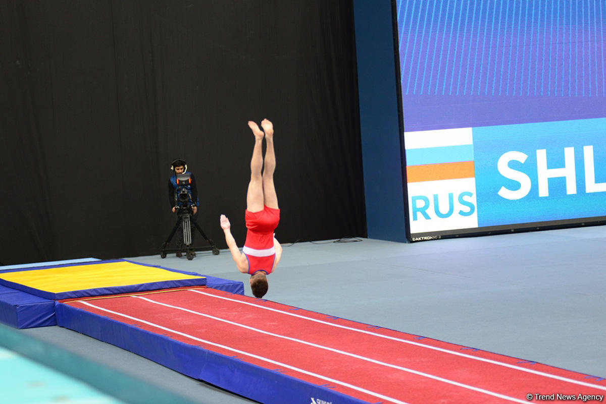 Bakıda batut gimnastikası və tamblinq üzrə ilin ilk Dünya Kuboku keçirilir (FOTO)