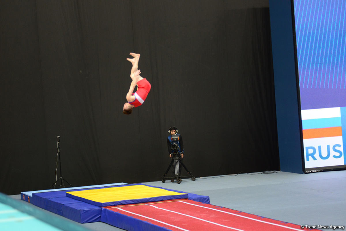 Bakıda batut gimnastikası və tamblinq üzrə ilin ilk Dünya Kuboku keçirilir (FOTO)